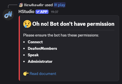 Bot Permission
